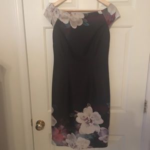 Little Black & flowers dress